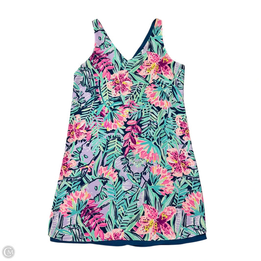 Dress Designer By Lilly Pulitzer In Tropical Print, Size: S