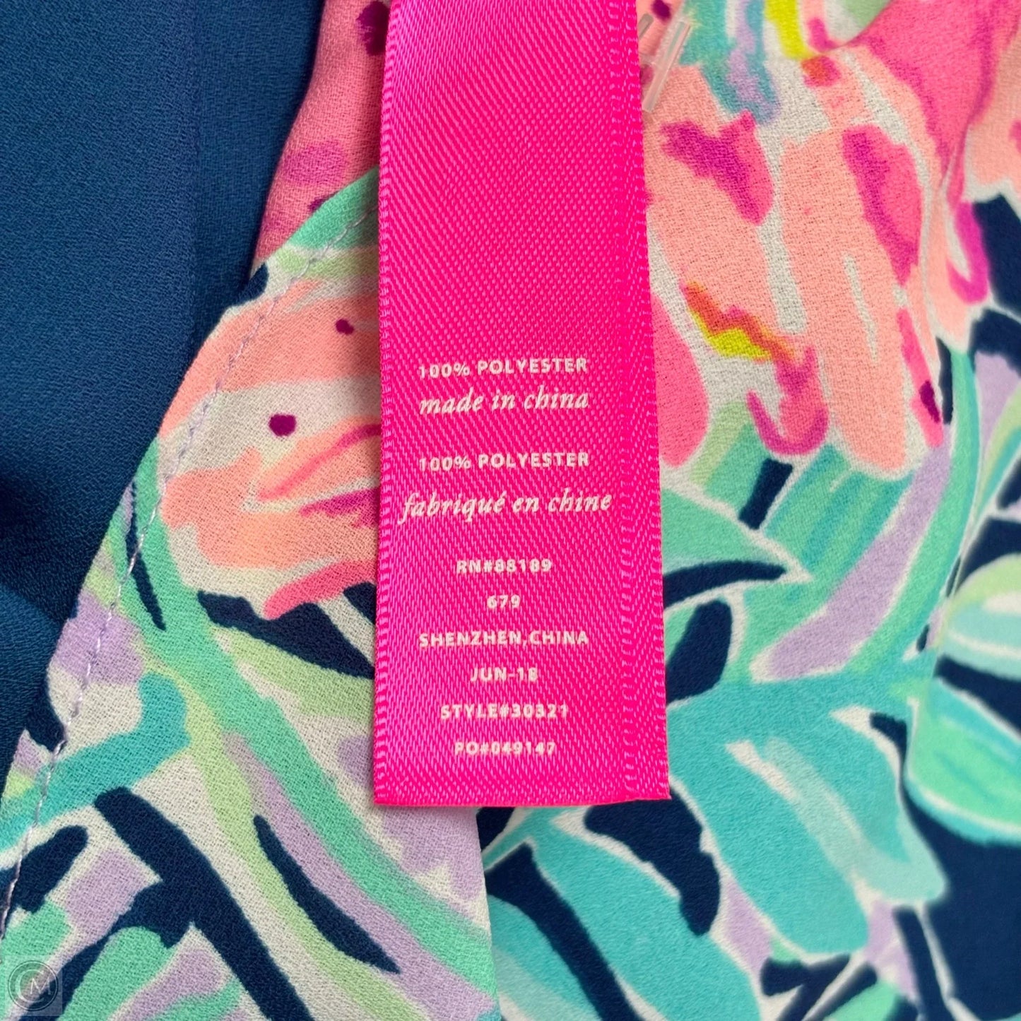 Dress Designer By Lilly Pulitzer In Tropical Print, Size: S