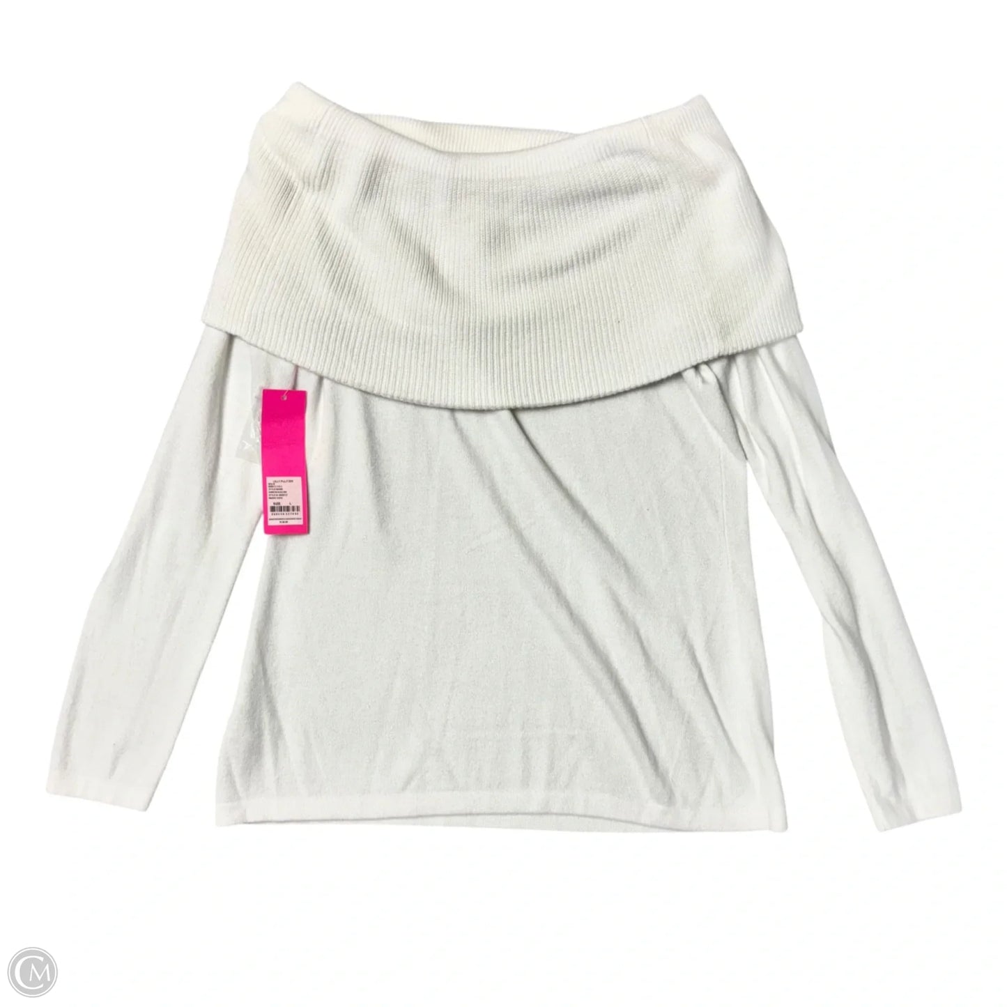 Sweater Designer By Lilly Pulitzer In White, Size: L