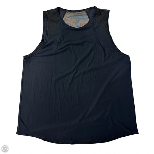 Athletic Tank Top By Lululemon In Black, Size: M