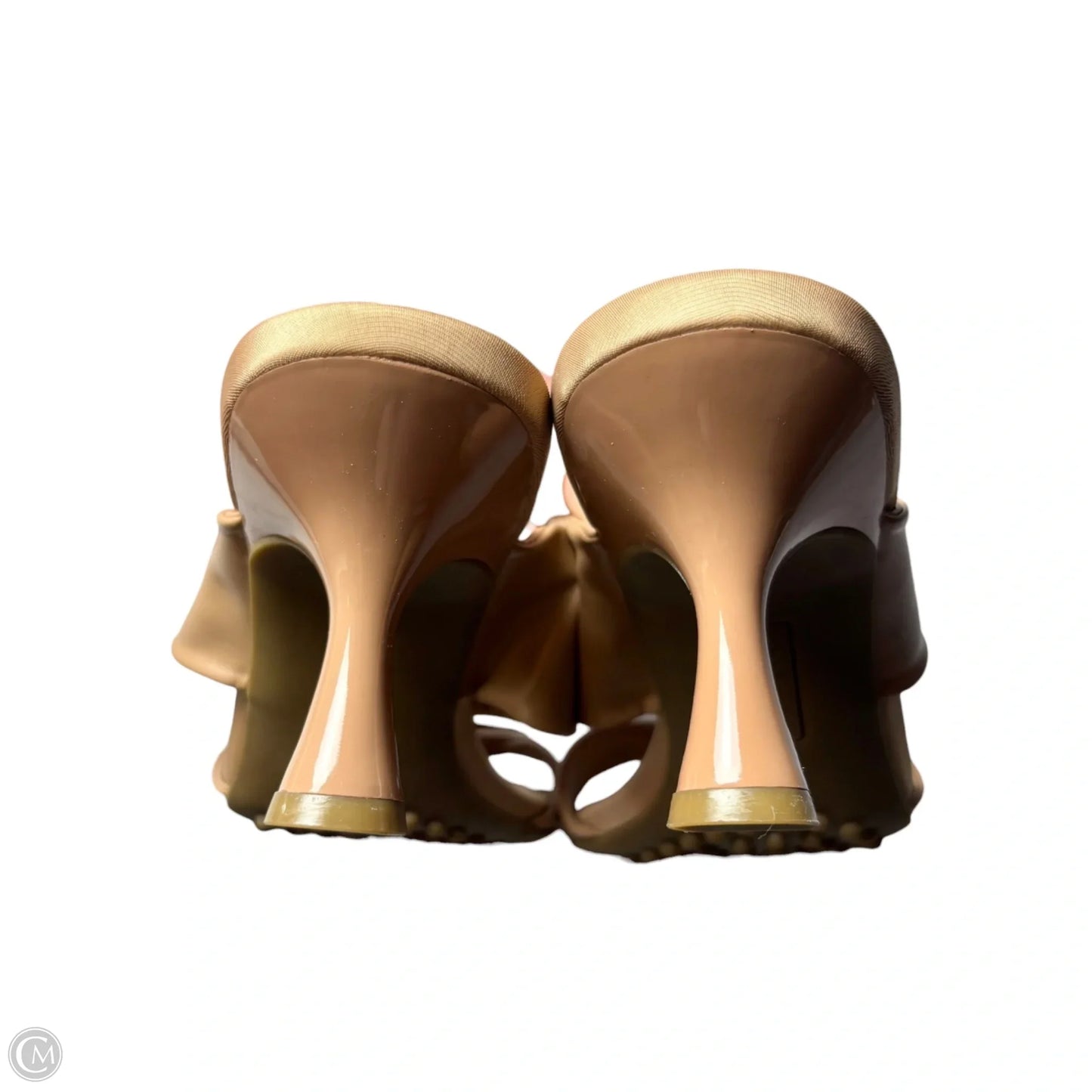 Sandals Heels Kitten By Anne Klein In Brown, Size: 7.5