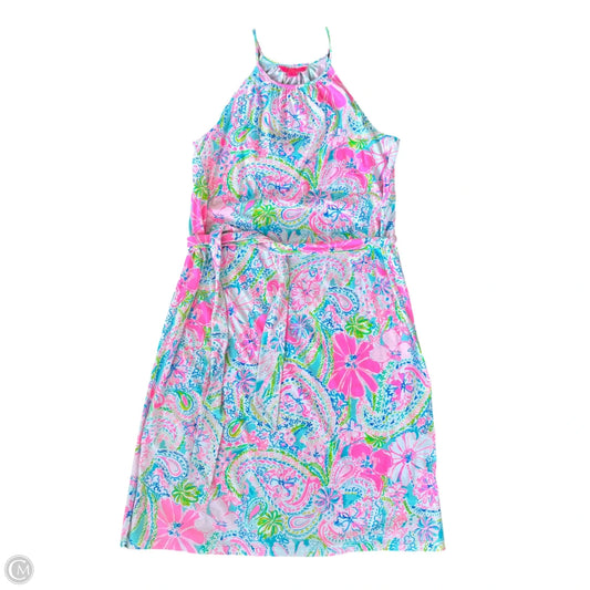 Dress Designer By Lilly Pulitzer In Floral Print, Size: L