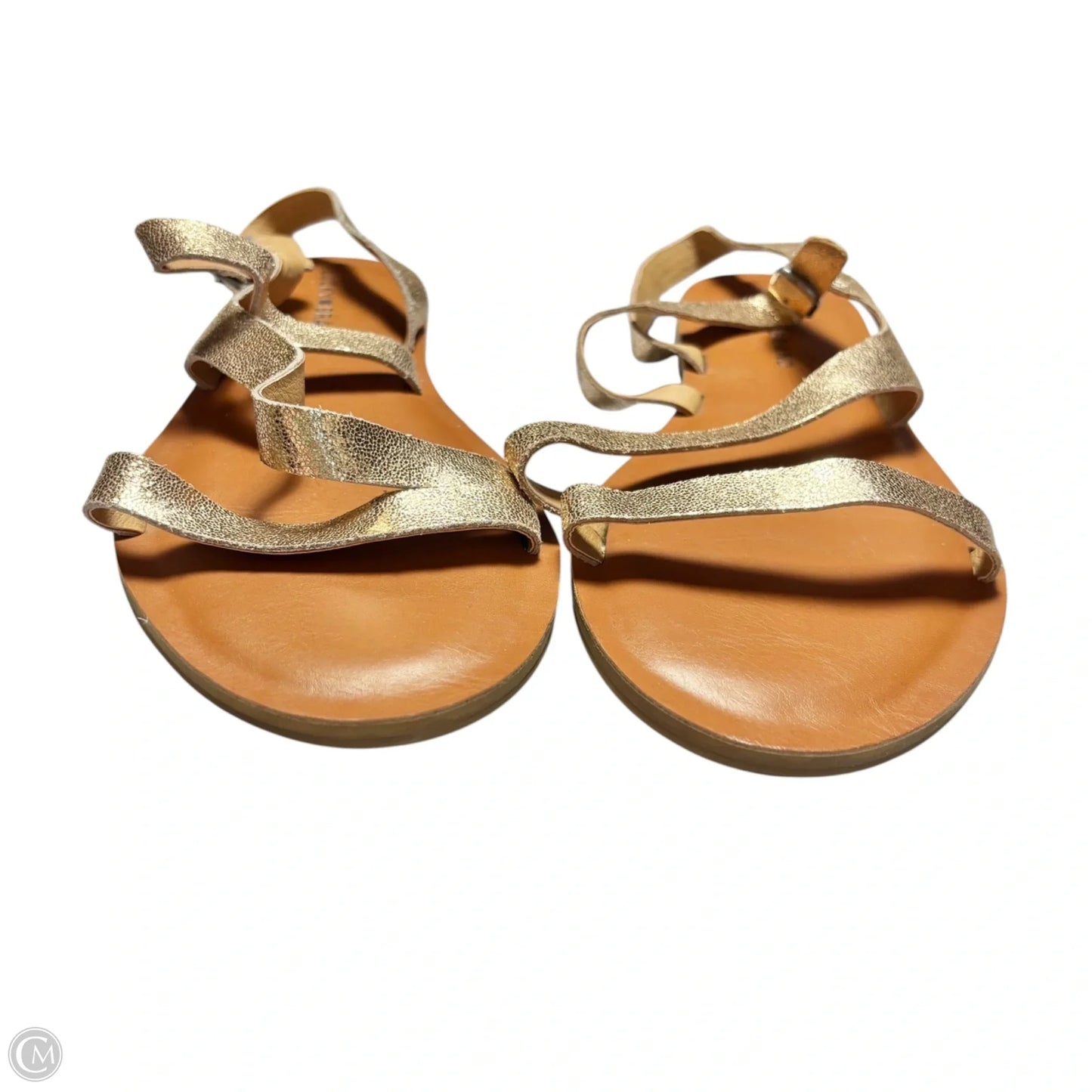 Sandals Flats By Lucky Brand In Gold, Size: 10