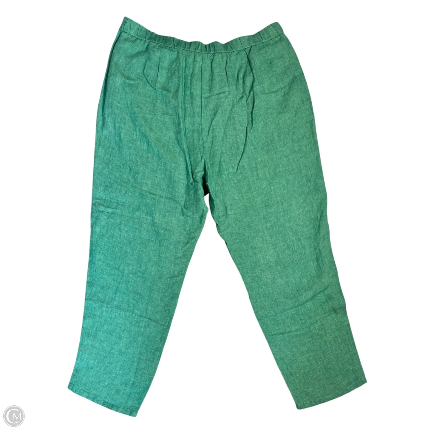 Pants Linen By Eileen Fisher In Teal, Size: 1x