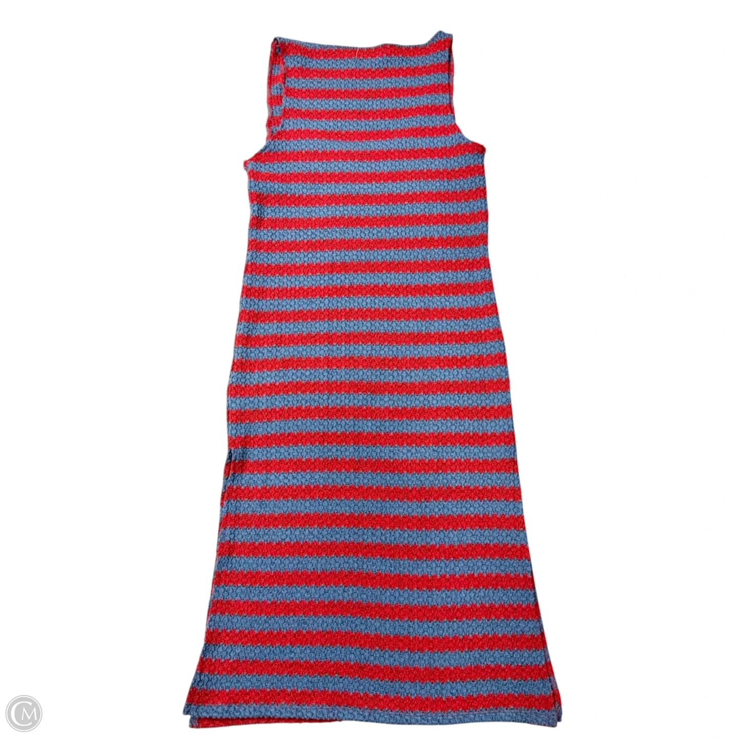 Dress Casual Midi By Anthropologie In Striped Pattern, Size: M