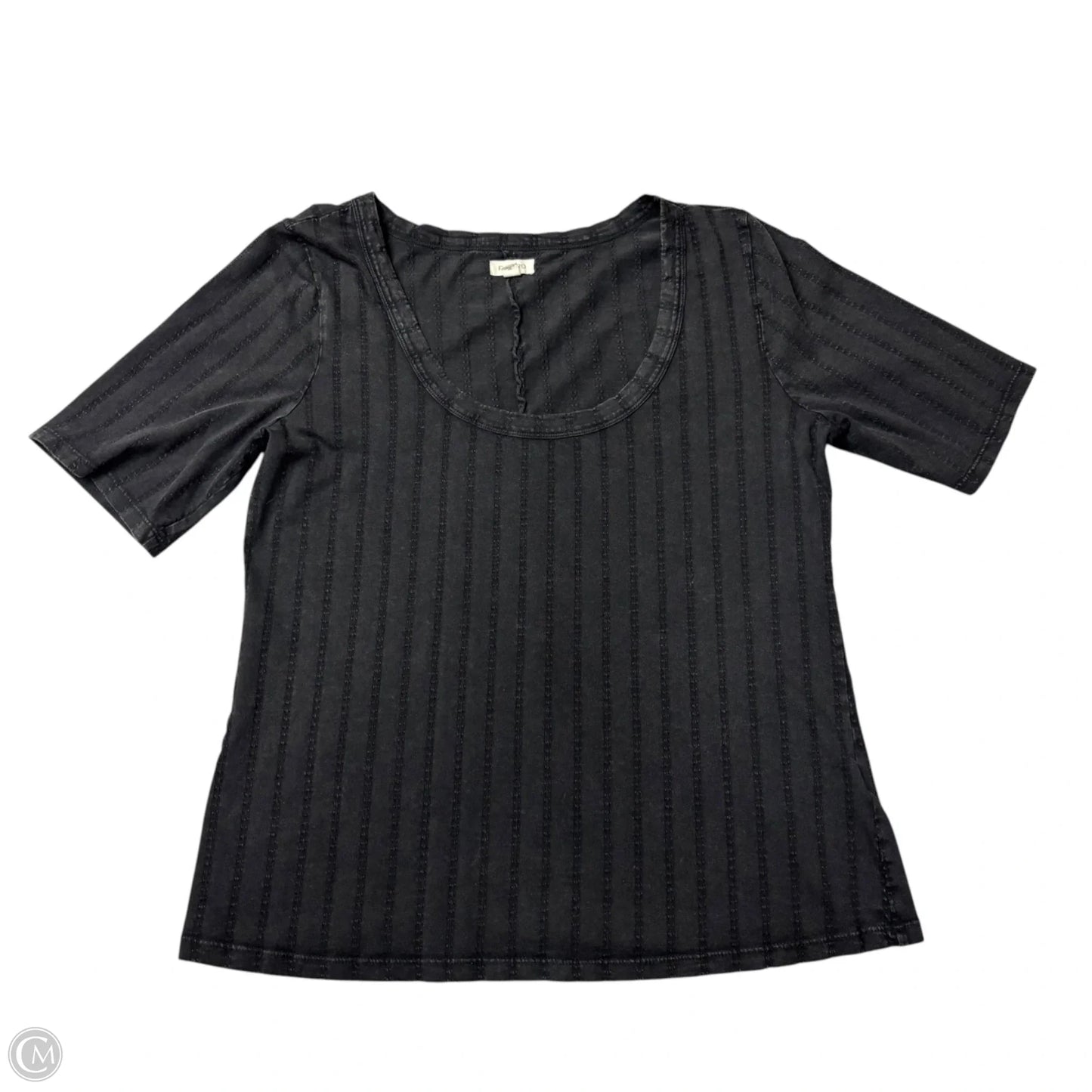 Top Short Sleeve By Pilcro In Black, Size: Xl