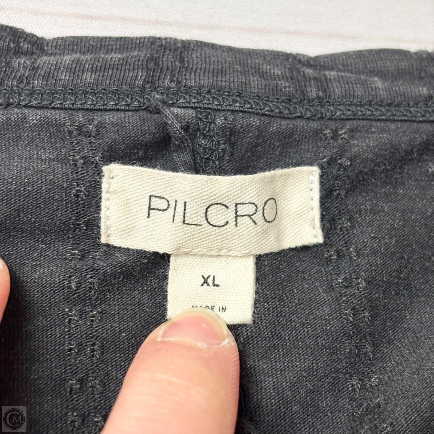Top Short Sleeve By Pilcro In Black, Size: Xl