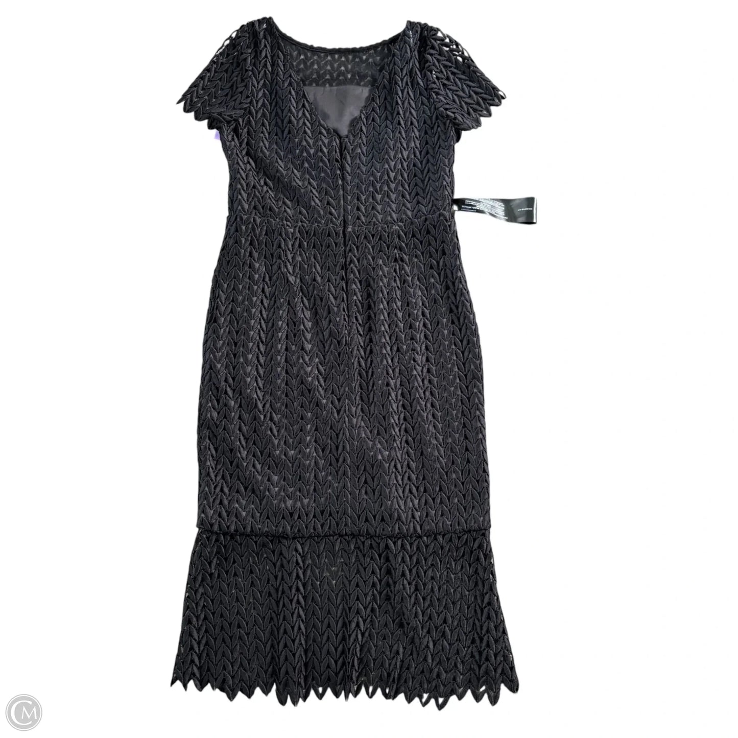 Dress Party Midi By Kay Unger In Black, Size: L