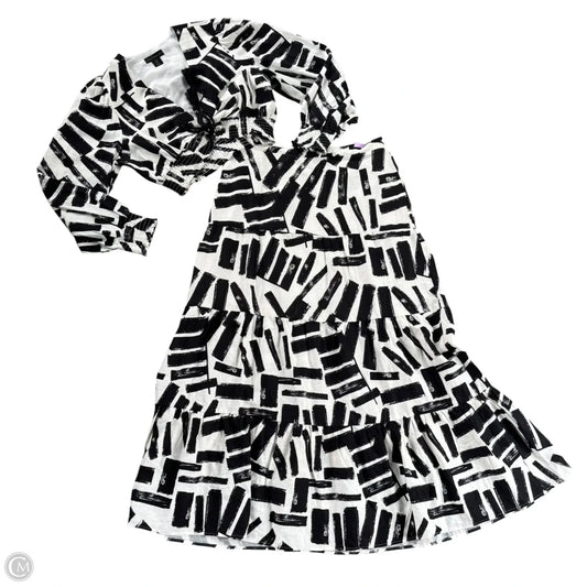 Skirt Set 2pc By House Of Harlow In Black & White, Size: L
