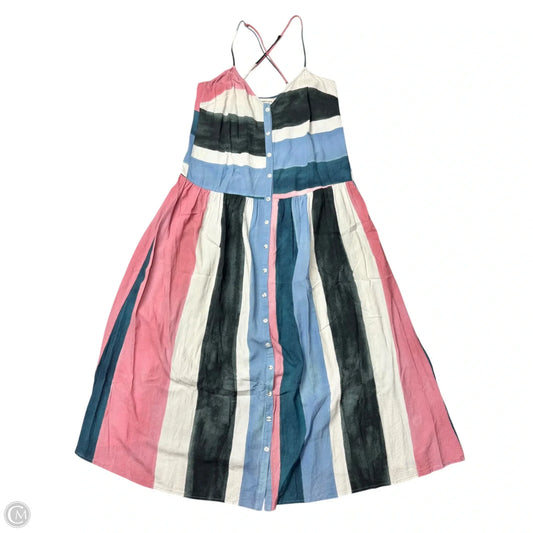 Dress Casual Midi By Mara Hoffman Swim In Striped Pattern, Size: M