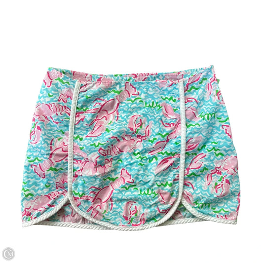 Skort Designer By Lilly Pulitzer In Blue & Pink, Size: 0
