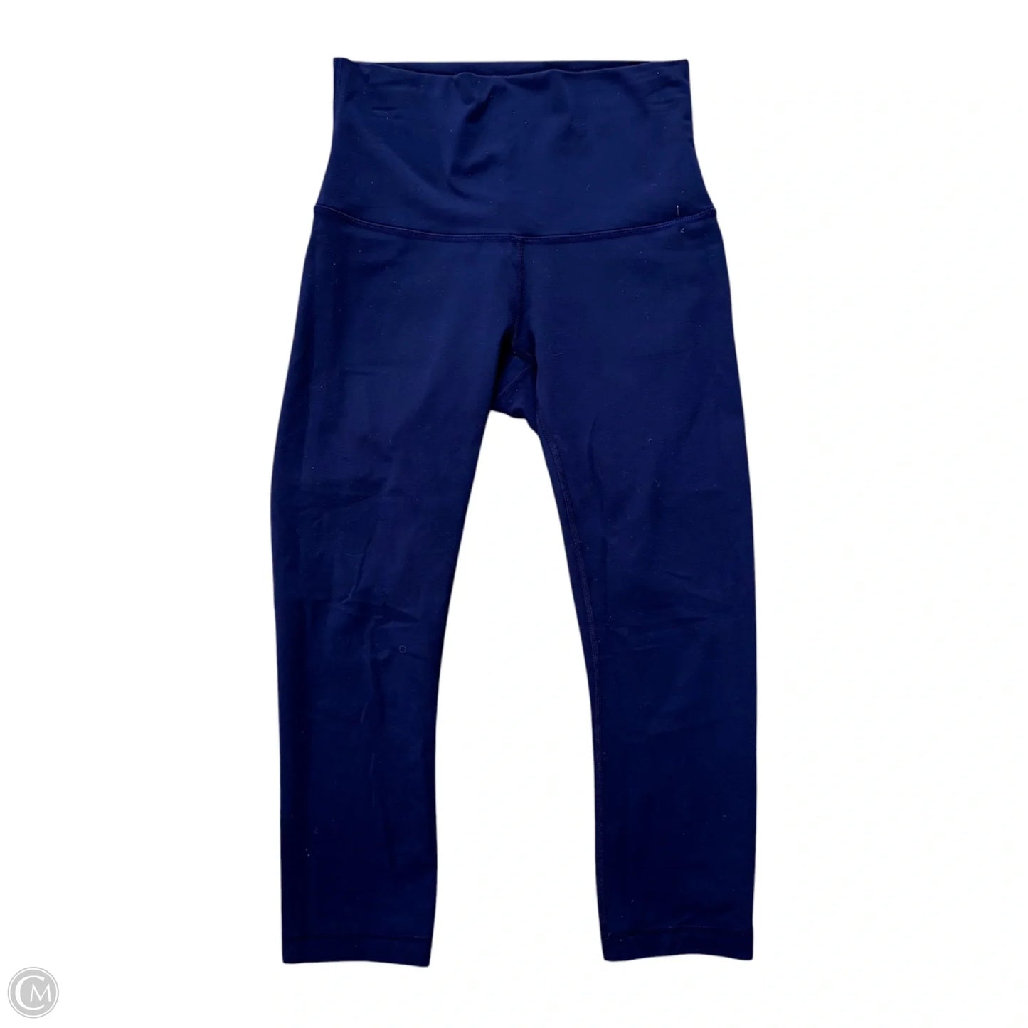 Athletic Leggings Capris By Lululemon In Navy, Size: S