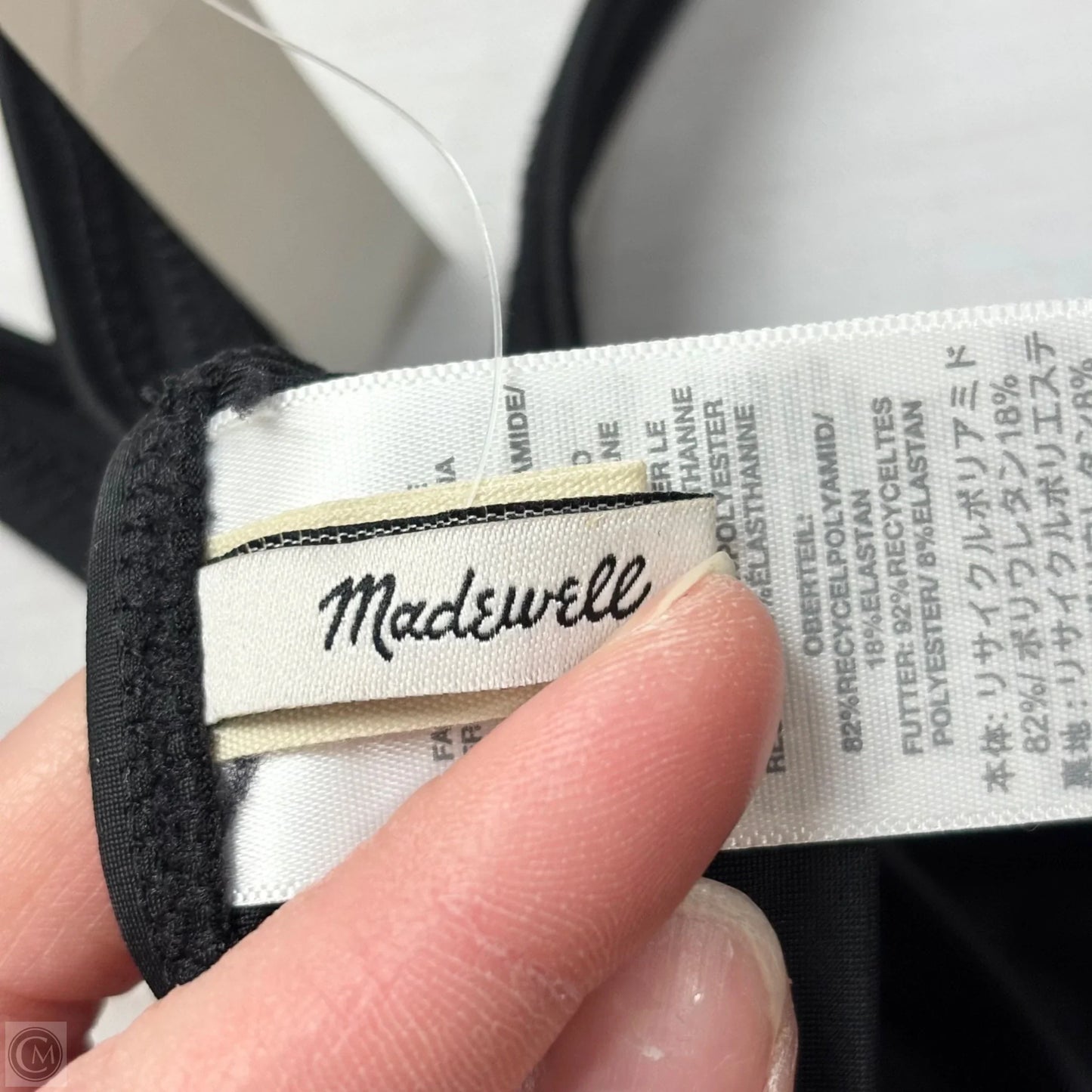 Swimsuit 2pc By Madewell In Black, Size: M