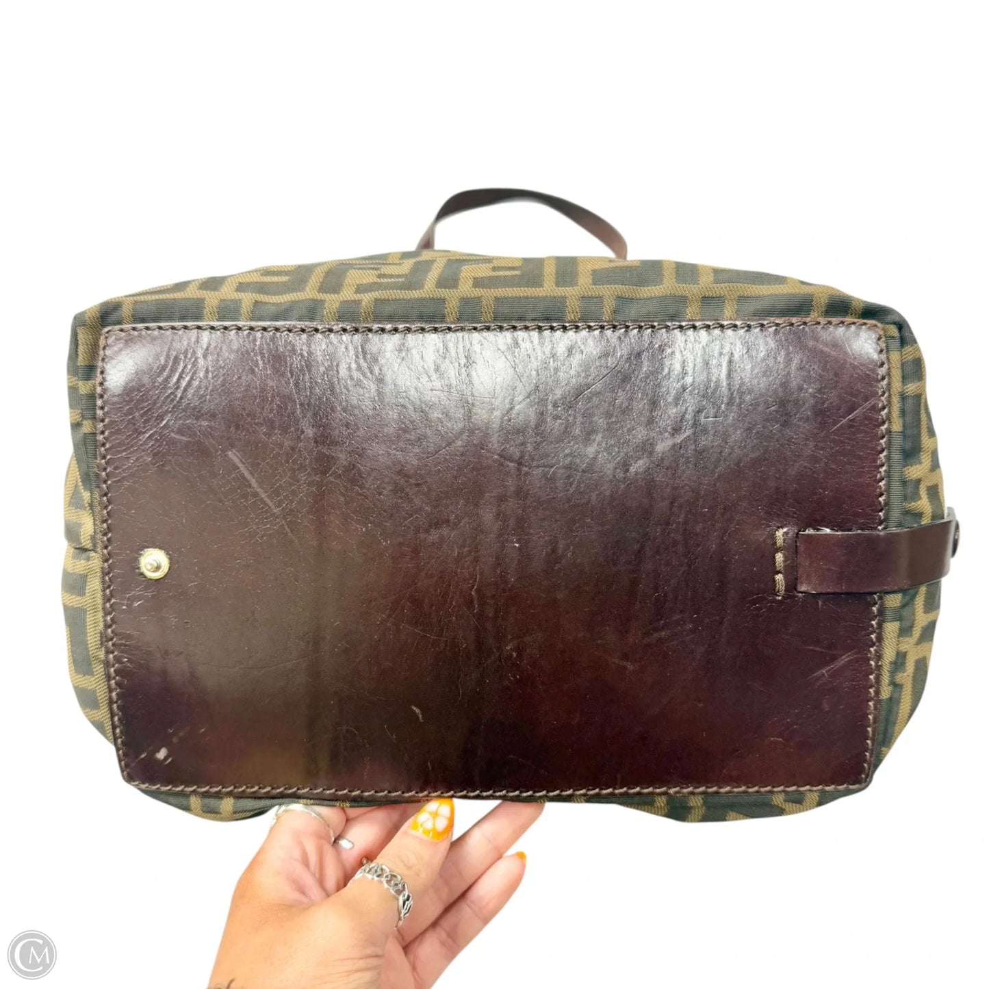 Tote Luxury Designer By Fendi, Size: Small