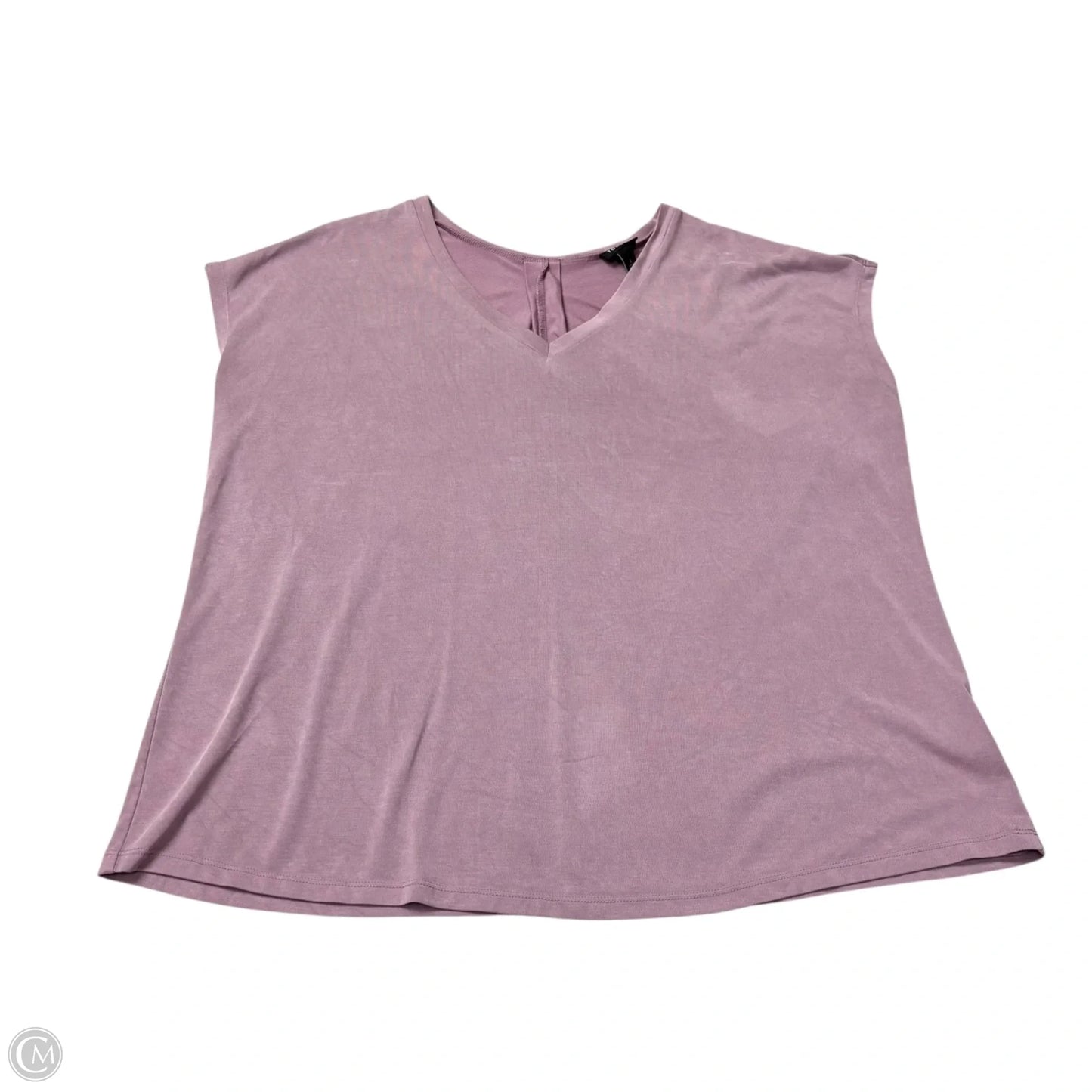 Top Short Sleeve Basic By Torrid In Purple, Size: 1x