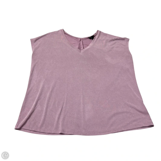 Top Short Sleeve Basic By Torrid In Purple, Size: 1x