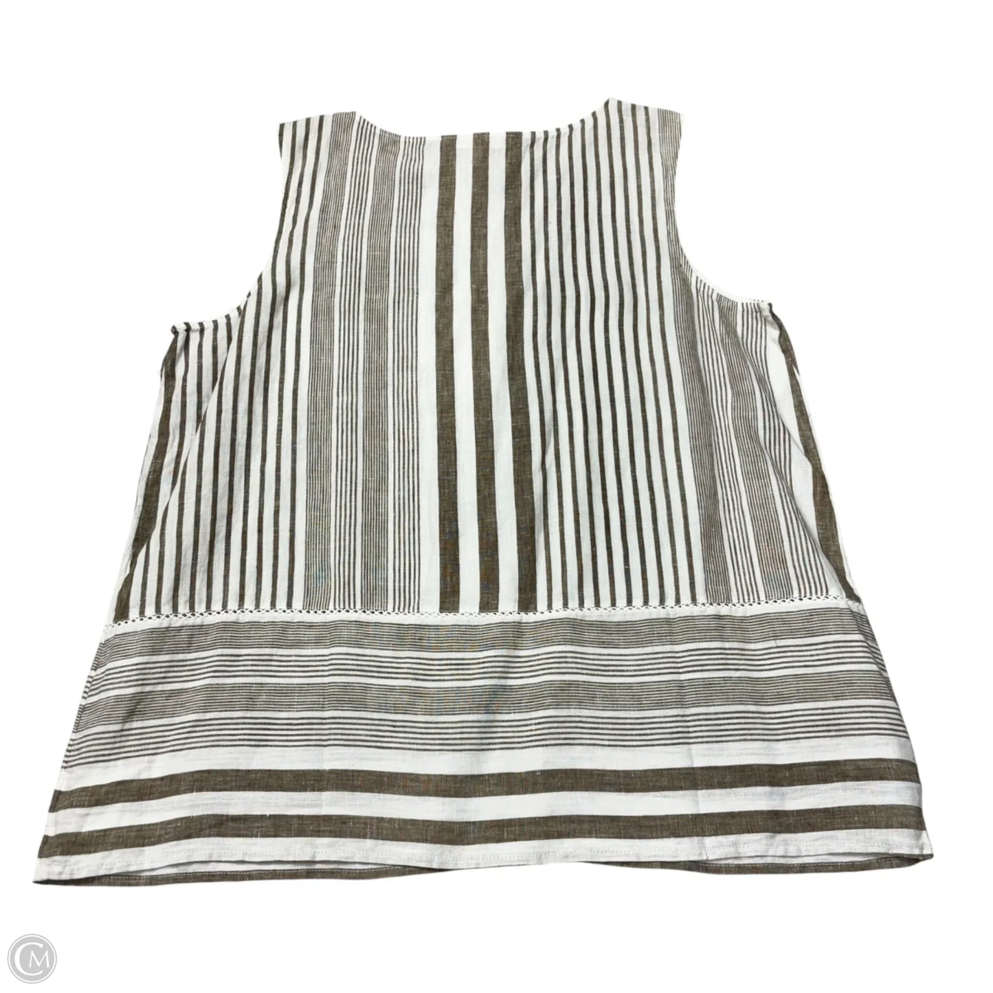 Top Sleeveless By J. Jill In Striped Pattern, Size: L