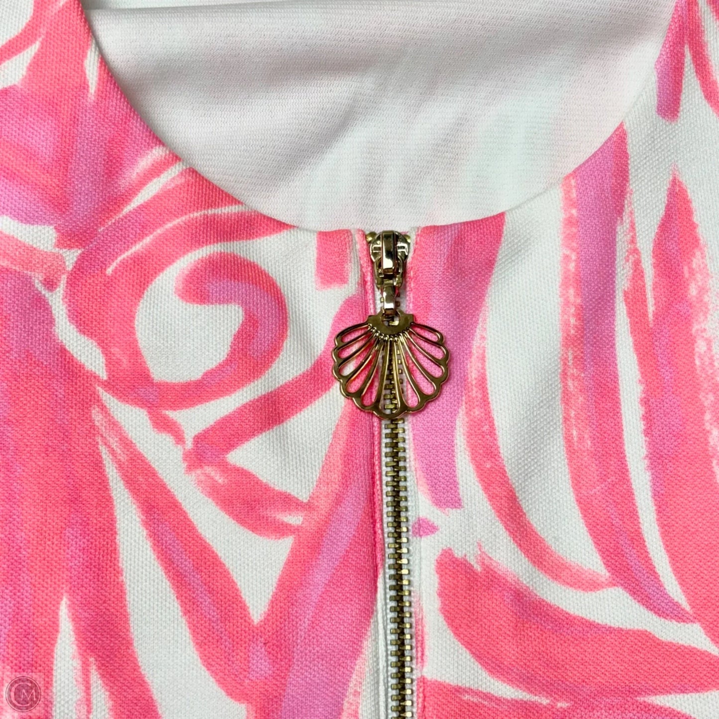 Dress Designer By Lilly Pulitzer In Pink & White, Size: S