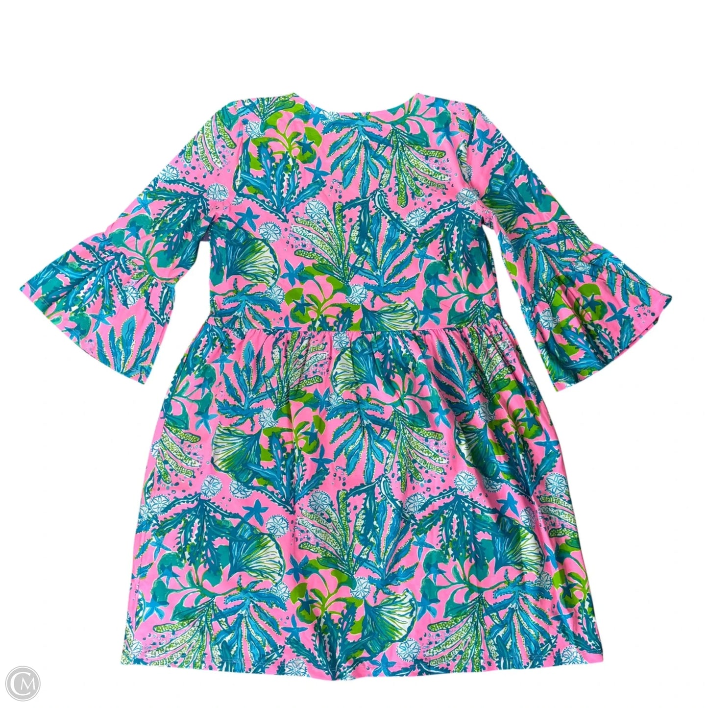 Dress Designer By Lilly Pulitzer In Blue & Pink, Size: L