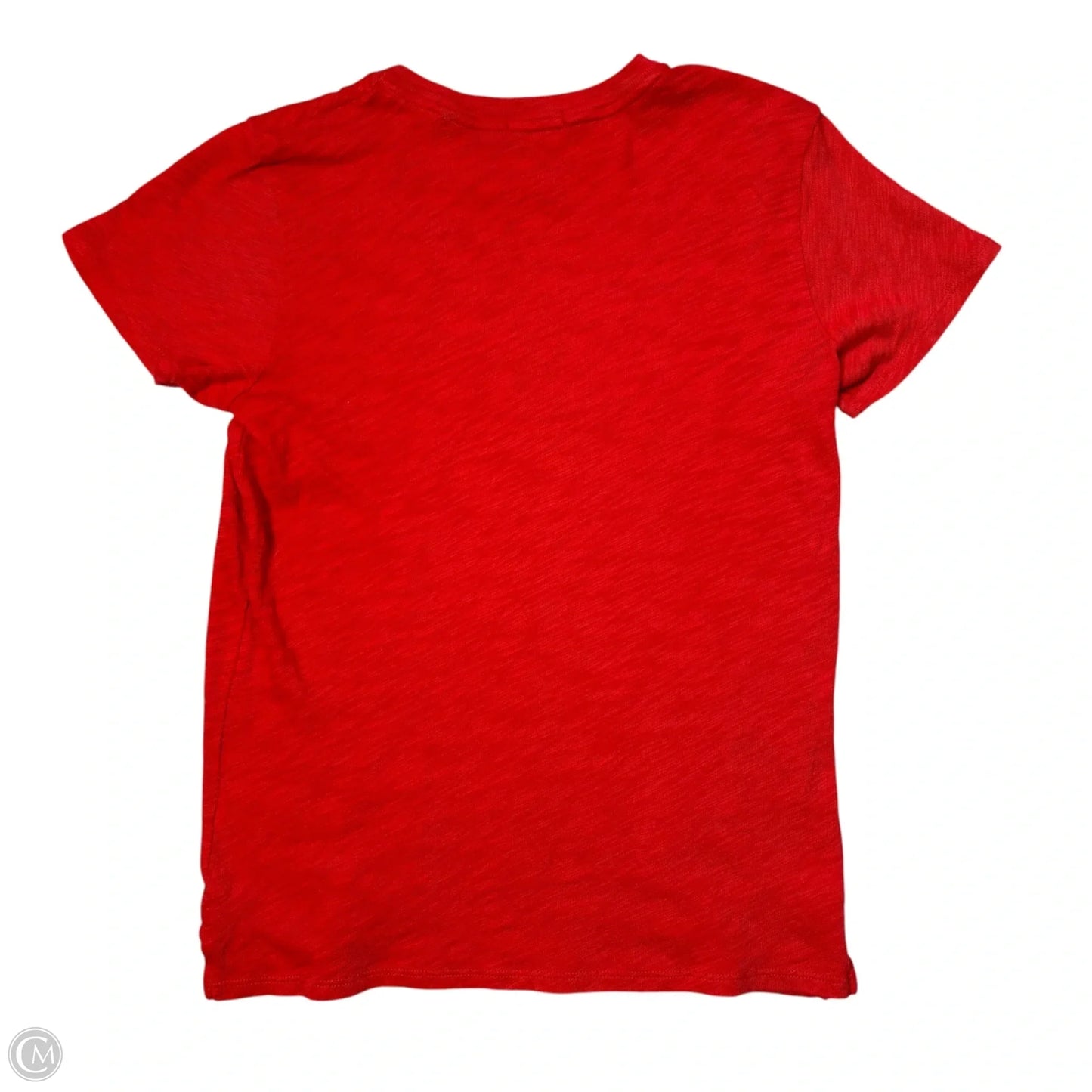 Top Short Sleeve Basic By Atm In Red, Size: Xs