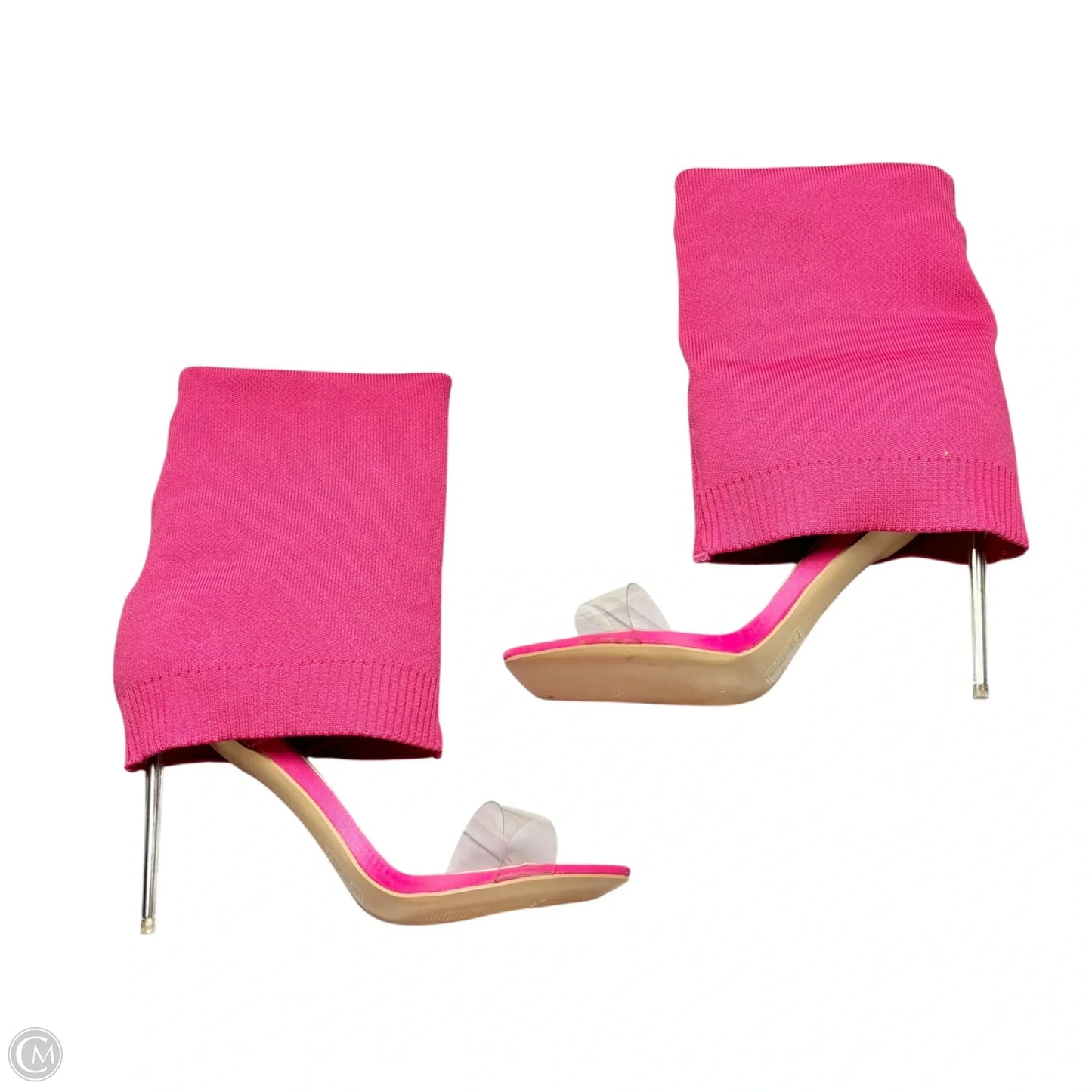 Sandals Heels Stiletto By Azalea Wang In Pink, Size: 11