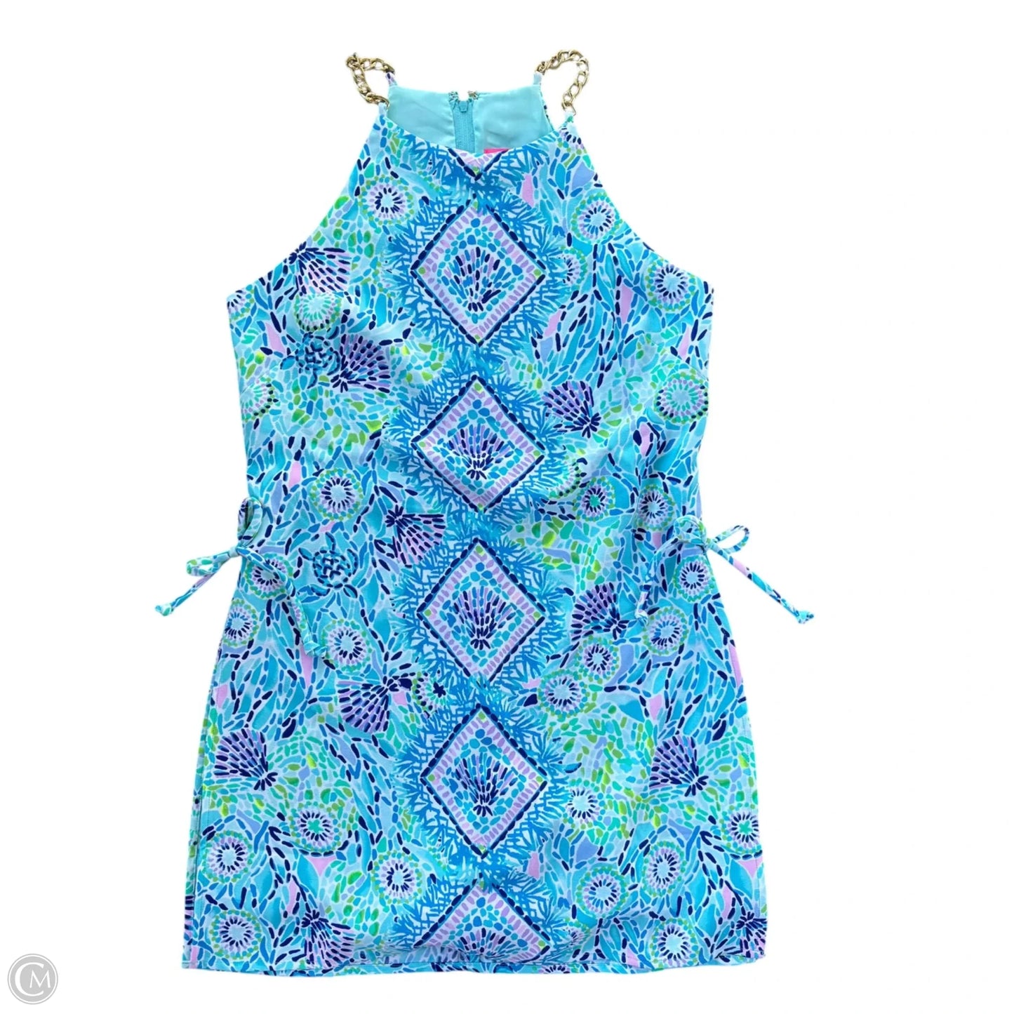 Romper Designer By Lilly Pulitzer In Blue & Purple, Size: Xs