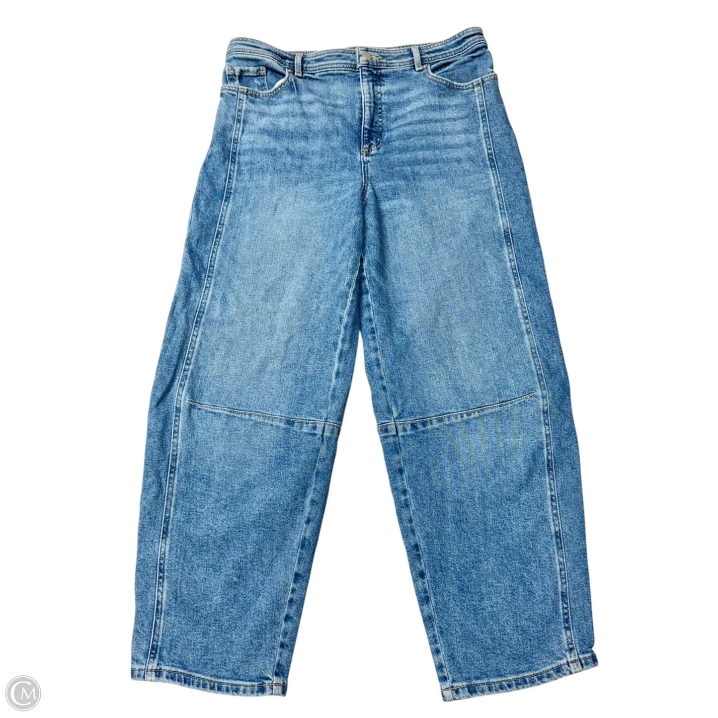 Jeans Wide Leg By Loft In Blue Denim, Size: 12