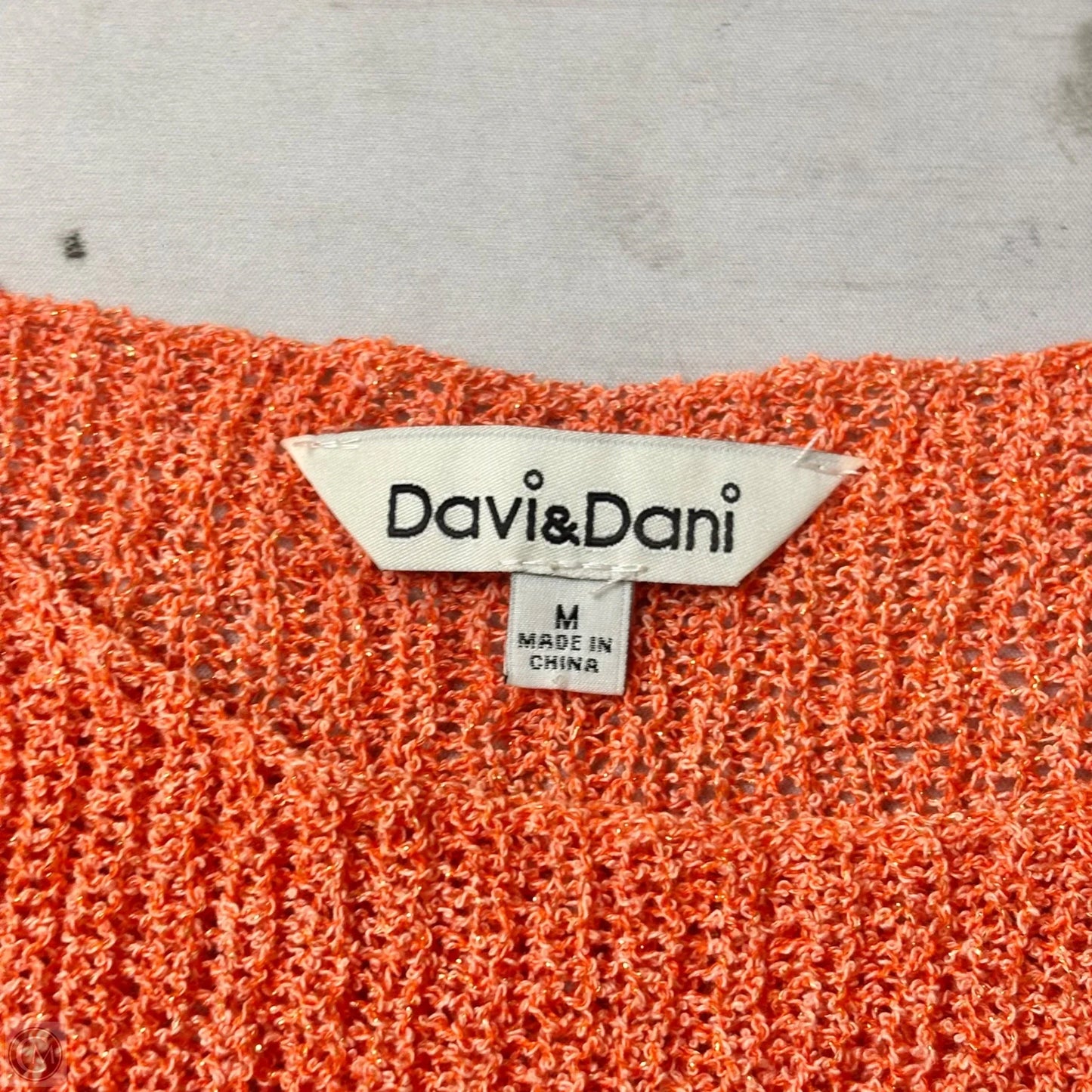 Sweater By Davi & Dani In Orange, Size: M