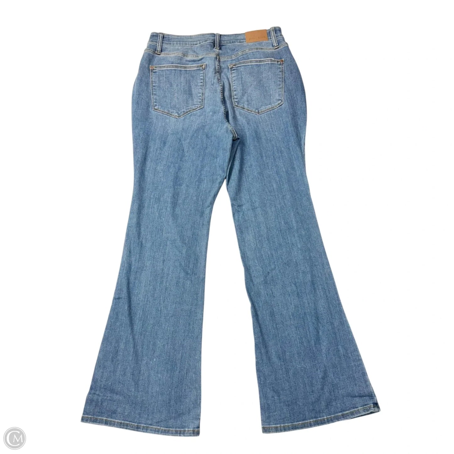 Jeans Flared By Judy Blue In Blue Denim, Size: 14