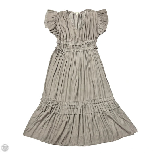 Dress Casual Maxi By Grade & Gather In Grey, Size: M