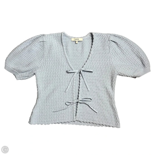 Sweater Short Sleeve By Joie In Blue, Size: L