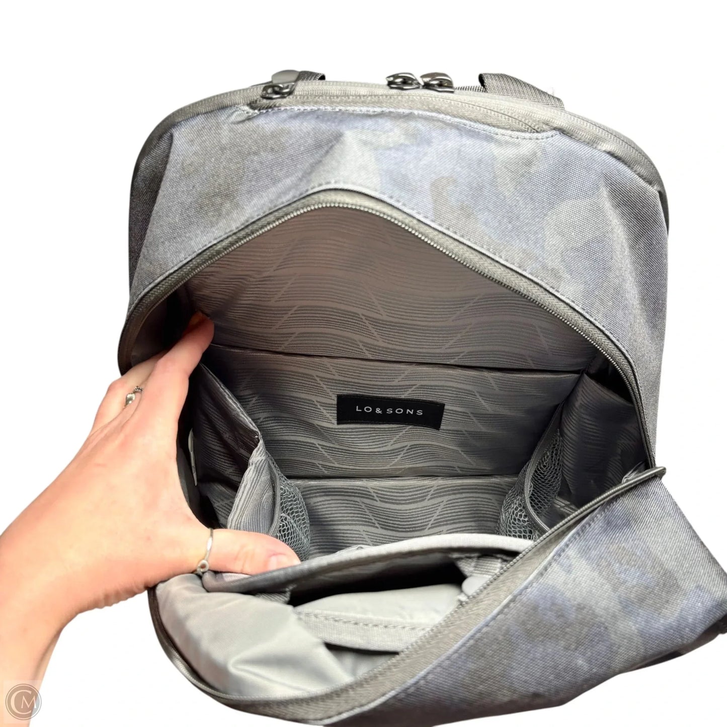 Backpack By Lo & Sons, Size: Medium