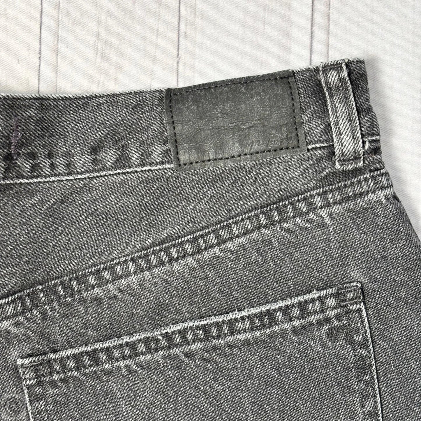 Jeans Wide Leg By Madewell In Grey Denim, Size: 8