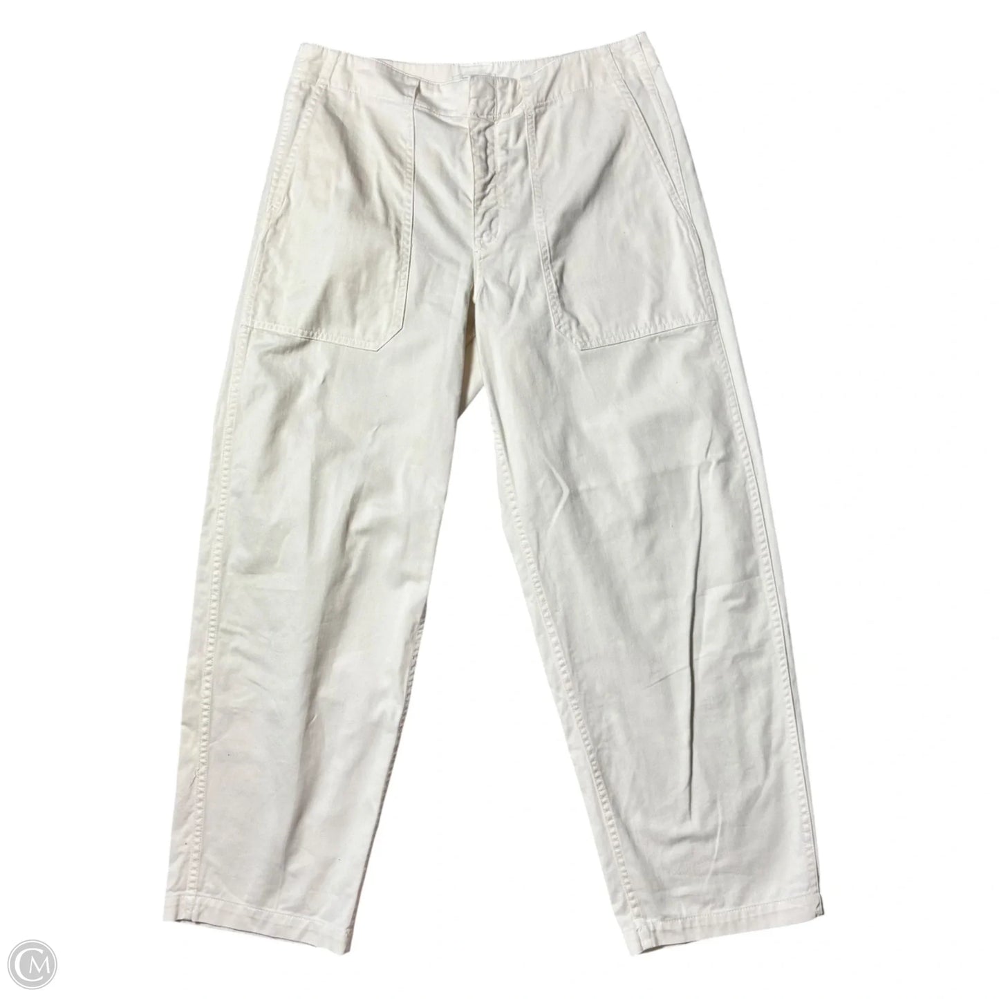 Pants Wide Leg By Madewell In White, Size: 8