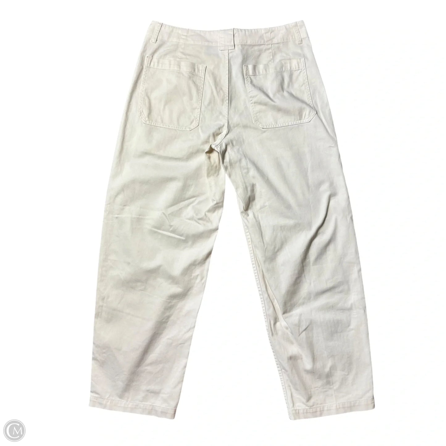 Pants Wide Leg By Madewell In White, Size: 8