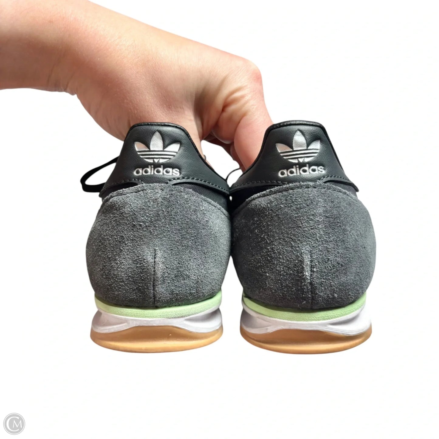 Shoes Sneakers By Adidas In Black & Grey, Size: 7.5