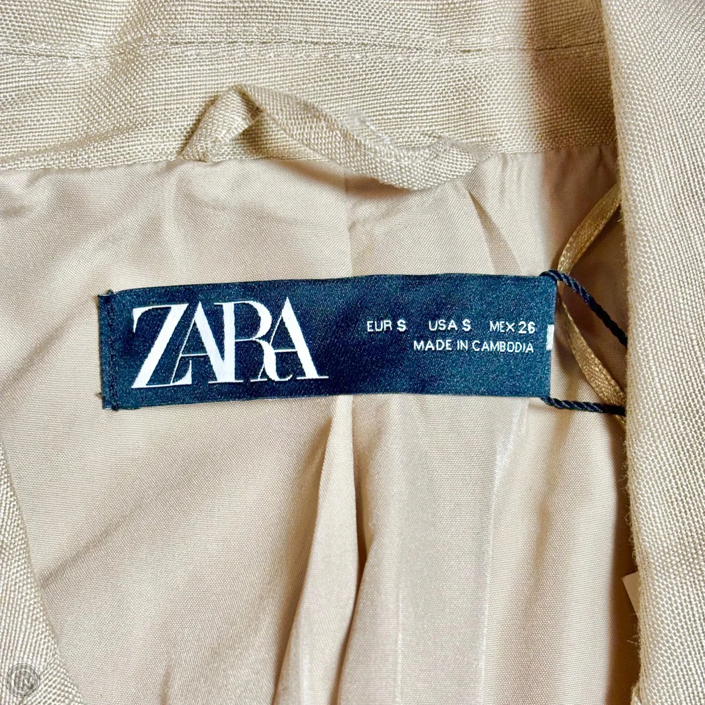 Blazer By Zara In Tan, Size: S