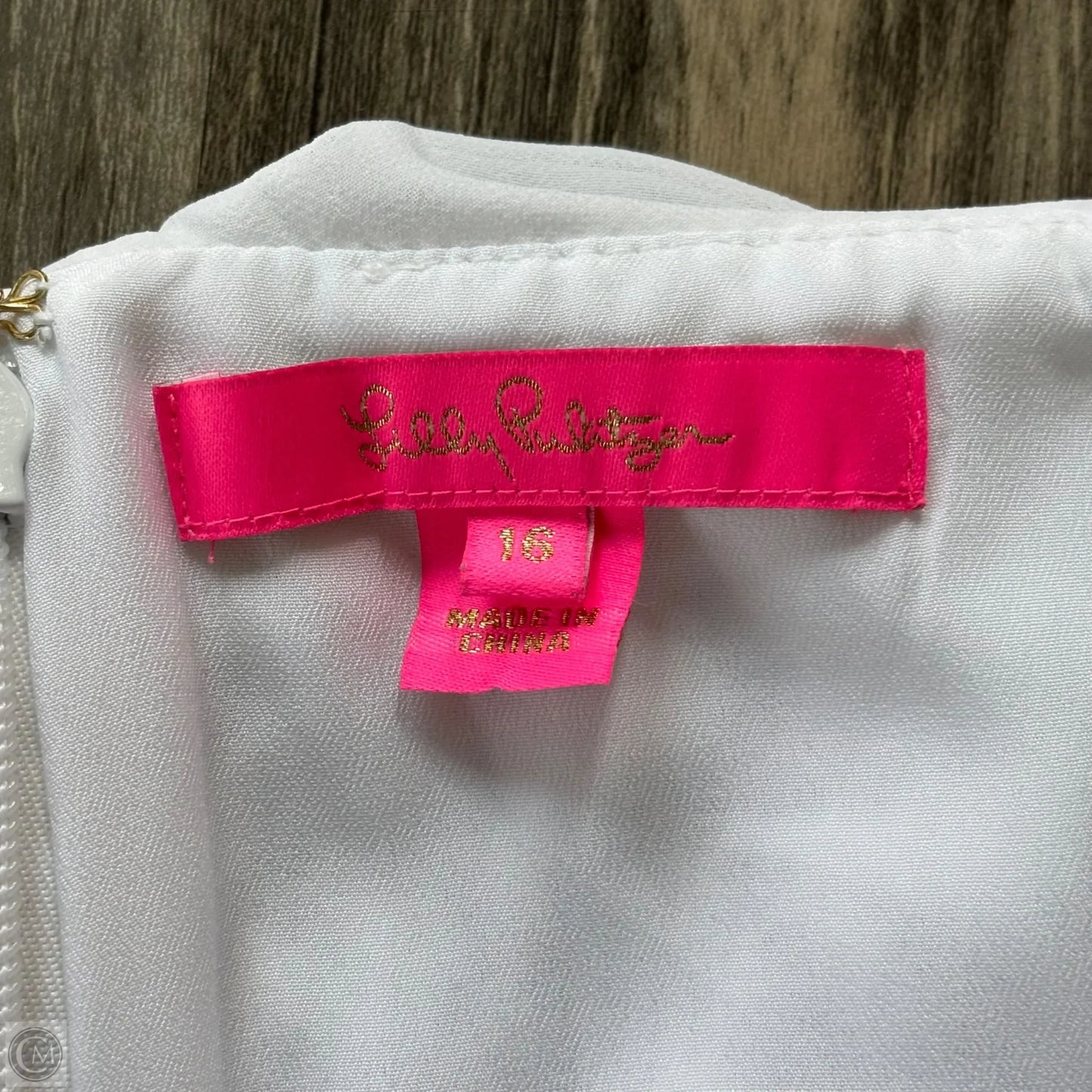 Blouse Designer By Lilly Pulitzer In White, Size: Xl