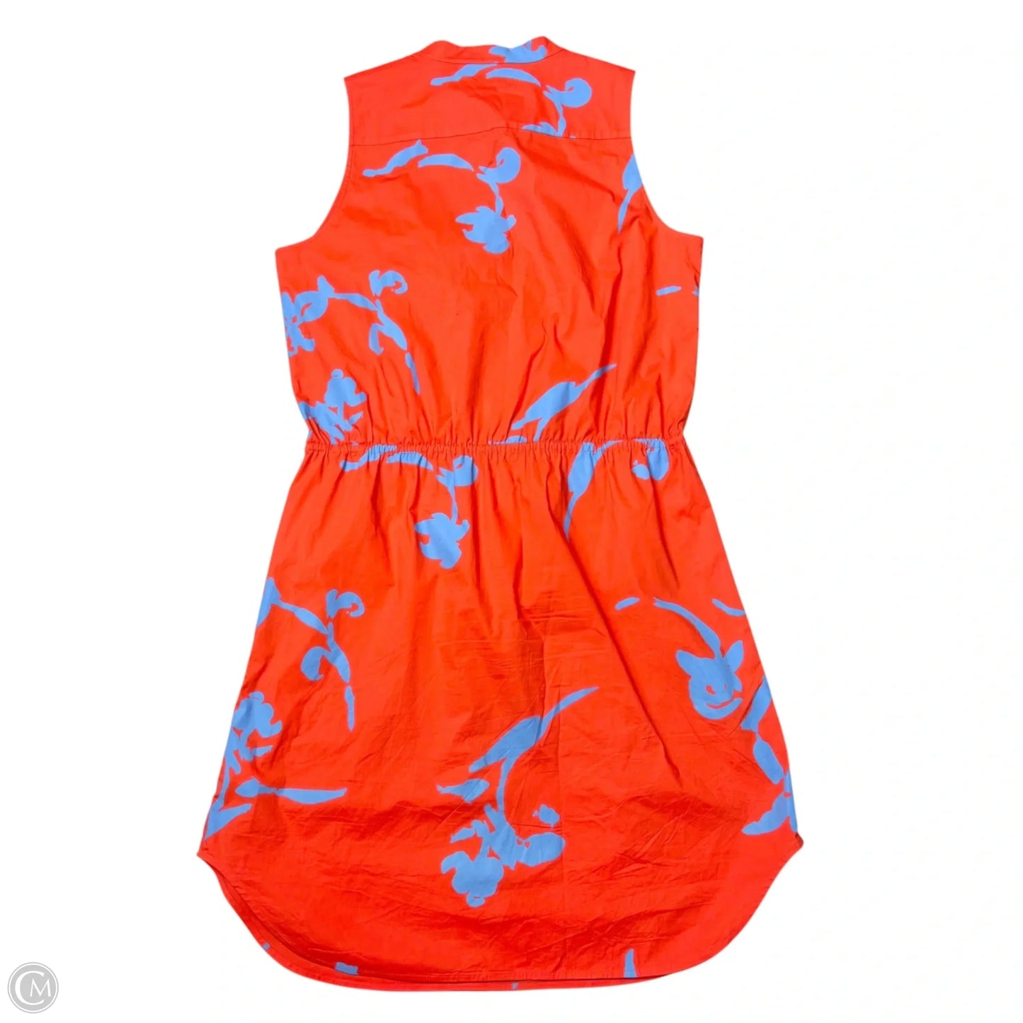 Dress Designer By Tory Burch In Blue & Orange, Size: S