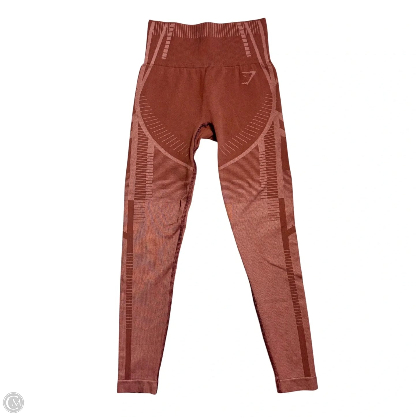 Athletic Leggings By Gym Shark In Orange, Size: Xs