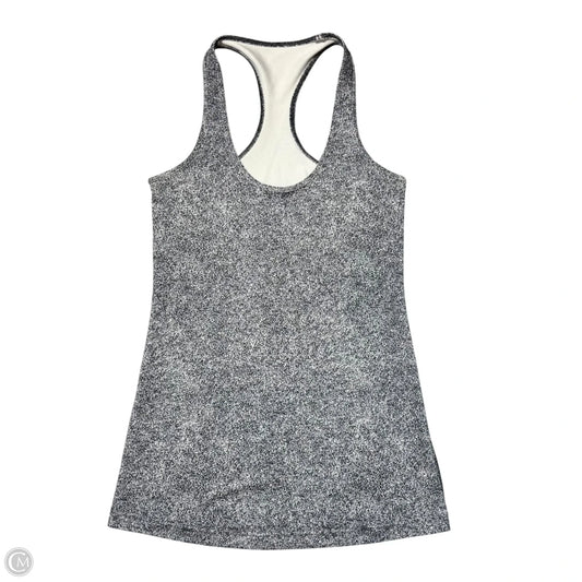 Athletic Tank Top By Lululemon In Black & White, Size: M