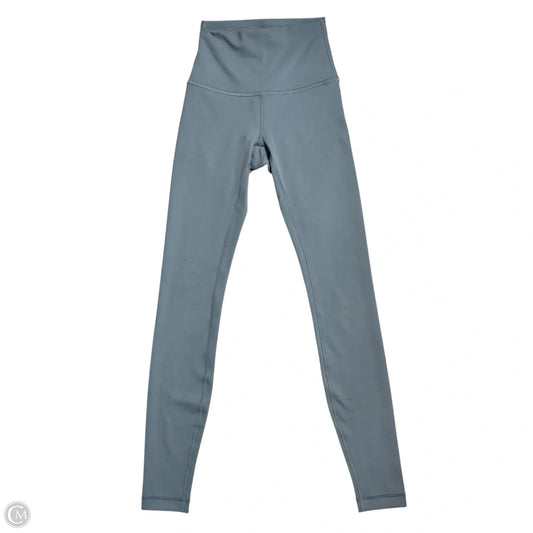 Athletic Leggings By Lululemon In Blue, Size: Xs