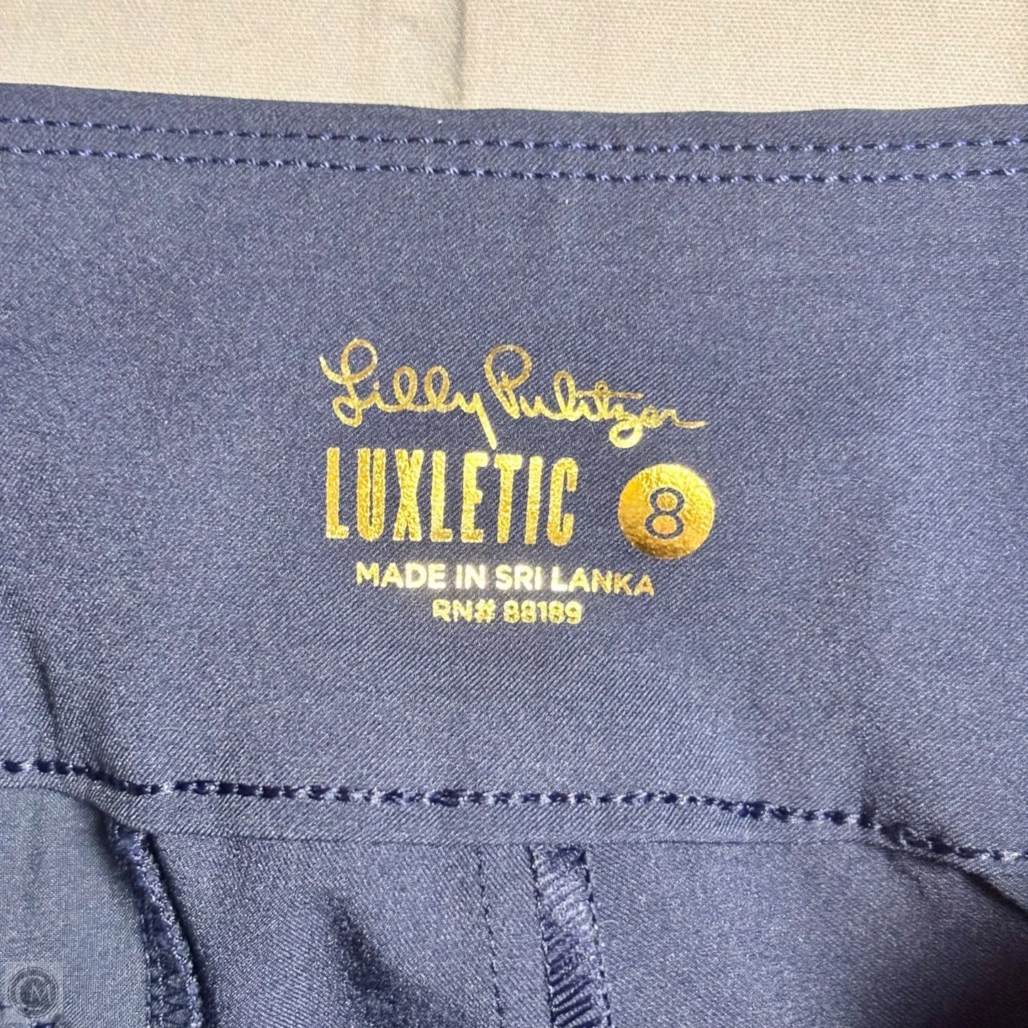 Pants Designer By Lilly Pulitzer In Navy, Size: 8