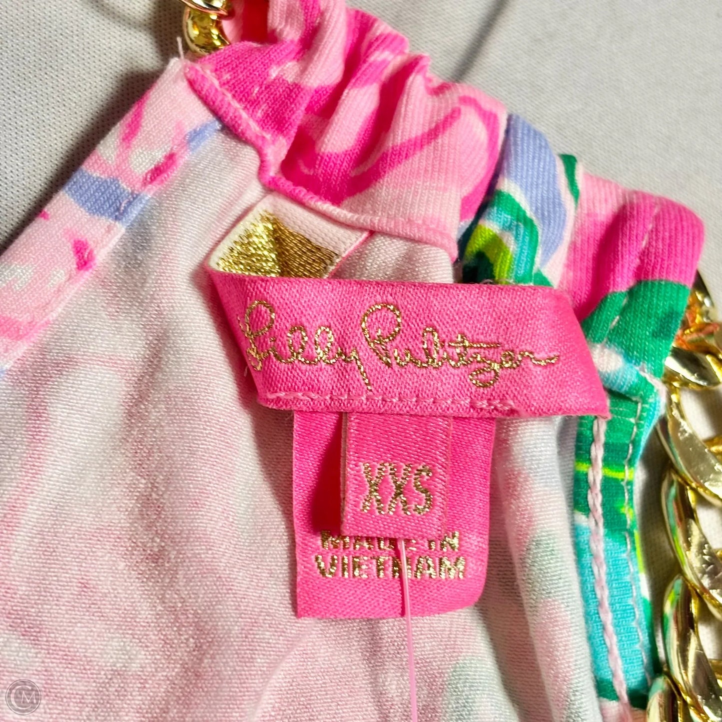 Top Sleeveless Designer By Lilly Pulitzer In Floral Print, Size: Xxs