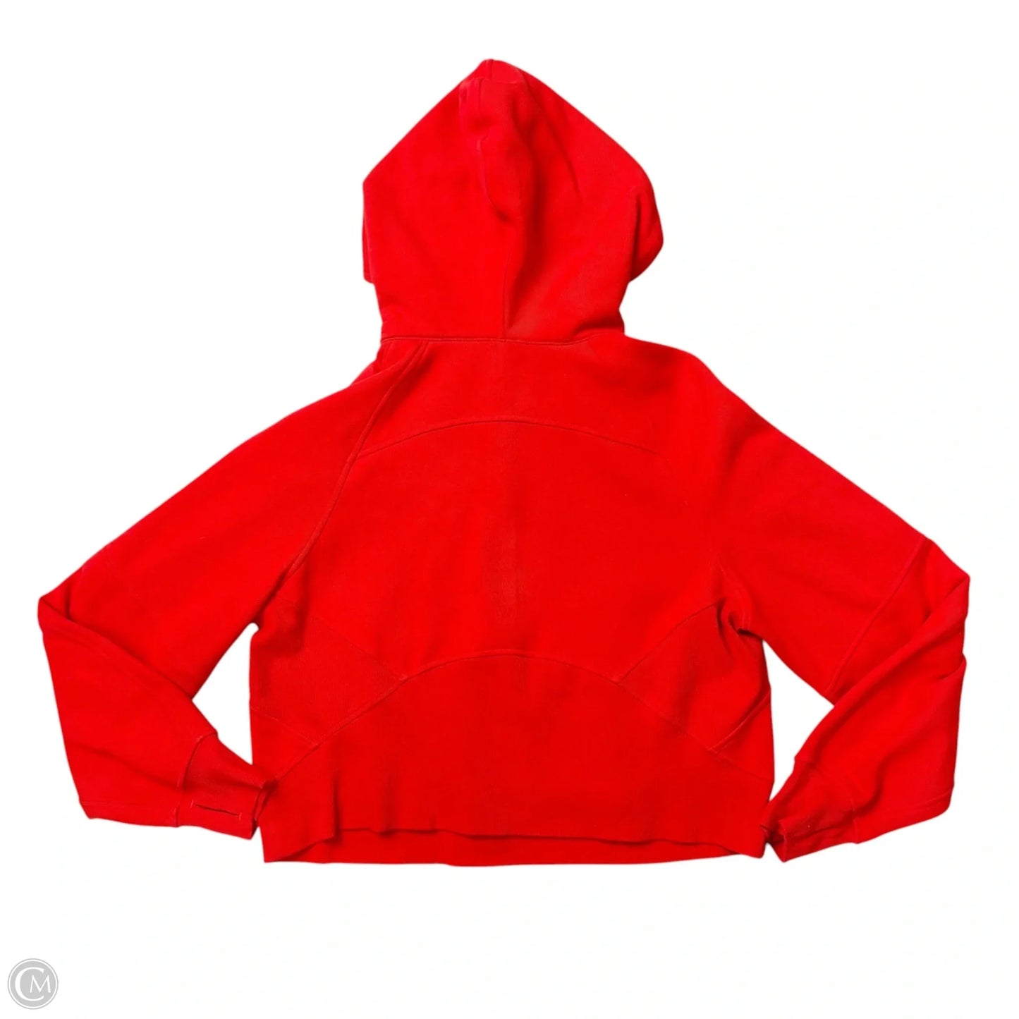 Athletic Sweatshirt Hoodie By Lululemon In Red, Size: S