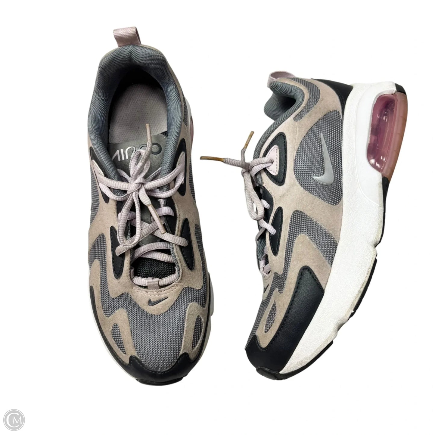 Shoes Sneakers By Nike In Grey & Purple, Size: 6.5