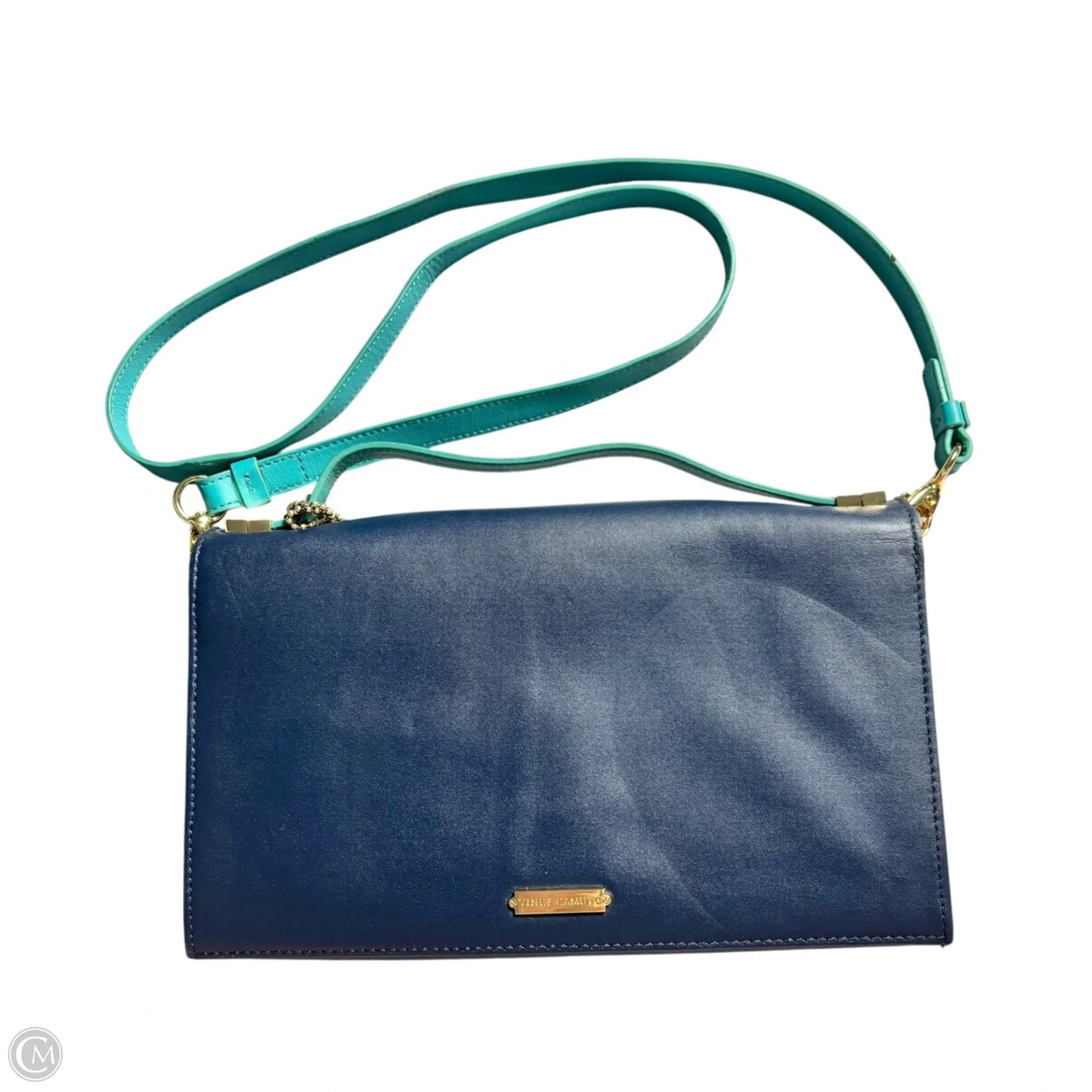 Crossbody Leather By Vince Camuto, Size: Medium