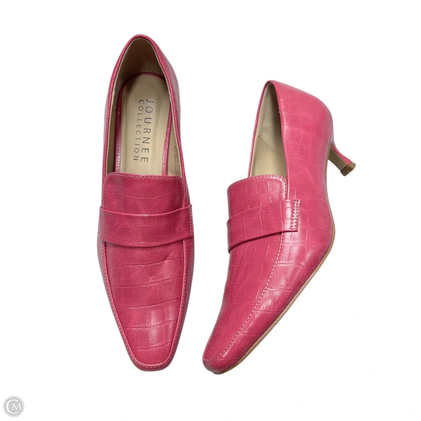 Shoes Heels Kitten By Journee In Pink, Size: 7