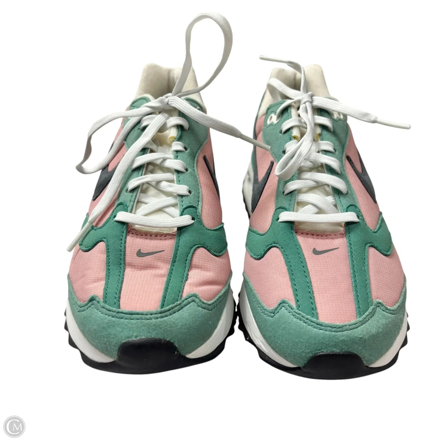 Shoes Athletic By Nike In Green & Pink, Size: 8.5