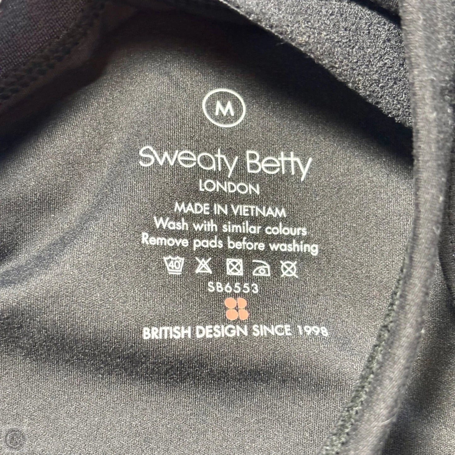 Athletic Tank Top By Sweaty Betty In Black, Size: M